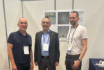 Rainer Malaka and Iddo Wald with ACM President Yannis Ioannidis Rainer Malaka and Iddo Wald with ACM President Yannis Ioannidis